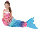 Under the Sea Dreams: Kids Mermaid Tail Blanket in Super Soft Plush Flannel NEW