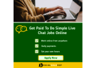 Get paid to chat - Apply now!